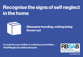 recognise the signs of self neglect in the home