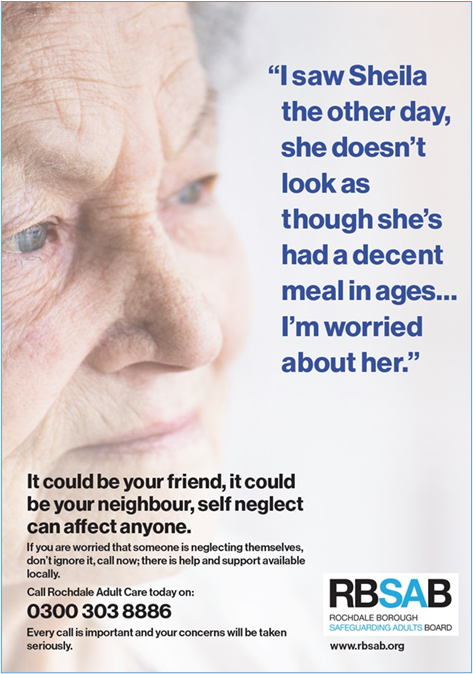 Self neglect leaflet cover image