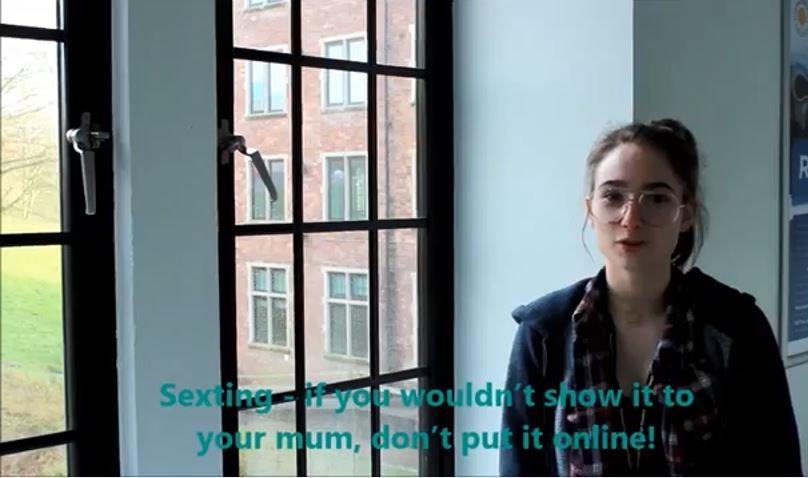 Sexting - if you wouldn't show it to your mum, don't put it online!